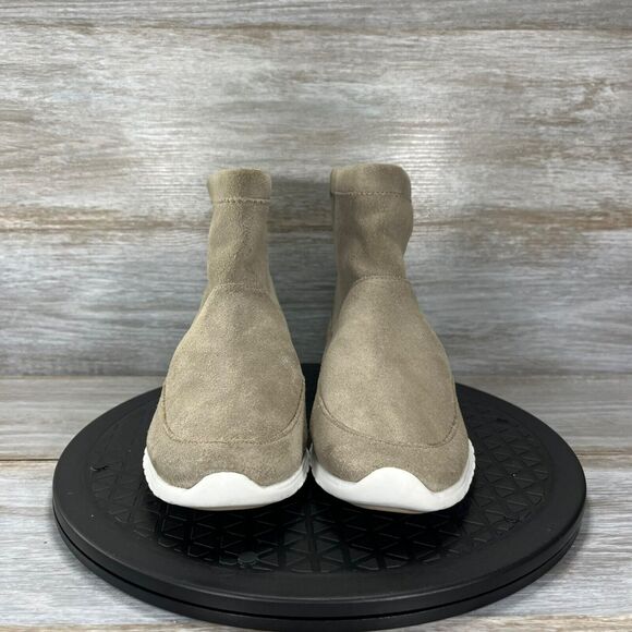 Cole Haan Women's Zerogrand Waterproof Suede Taupe Ankle Boots Size 6 - Picture 2 of 9